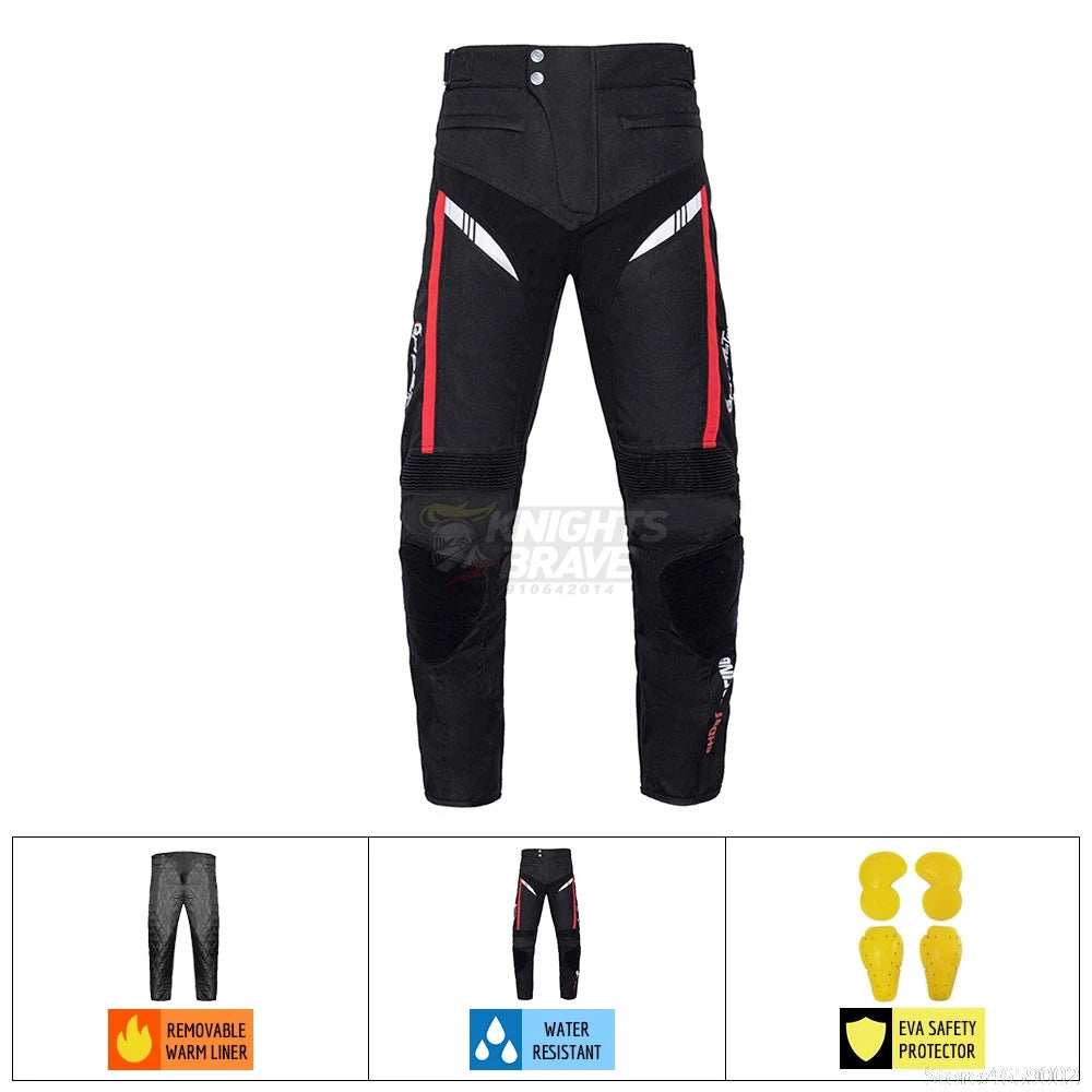 Motorcycle Jacket Cold Proof Waterproof Motocross Jacket for Men Chaqueta Moto Protective Gear Black Motorbike Riding Jacket