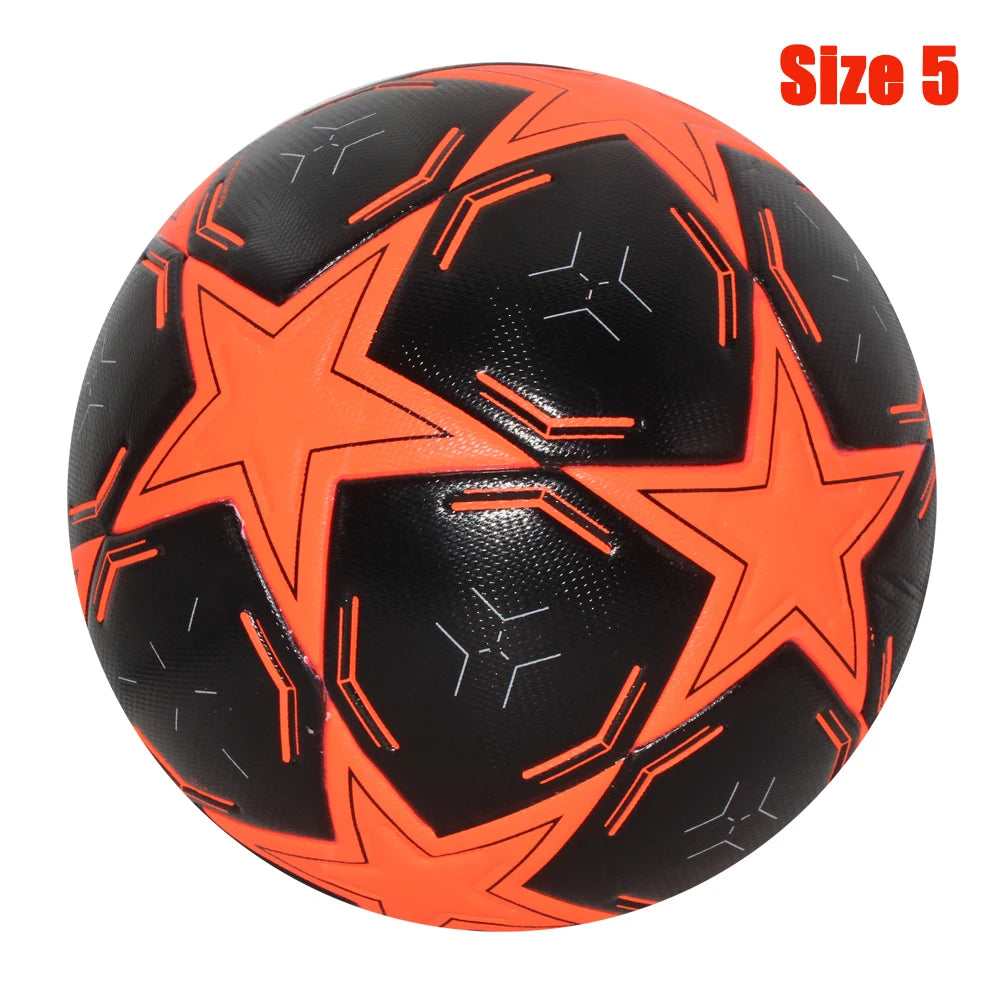 Professional Seamless PU Soccer Ball - Official Size 5/4 Match Football