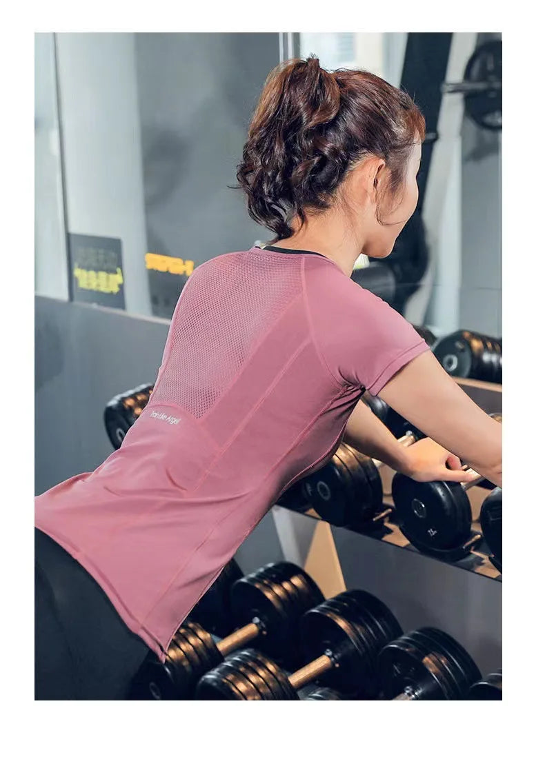 Women's Seamless Long Sleeve Yoga Top - Thumbhole Slim Fit Gym Shirt