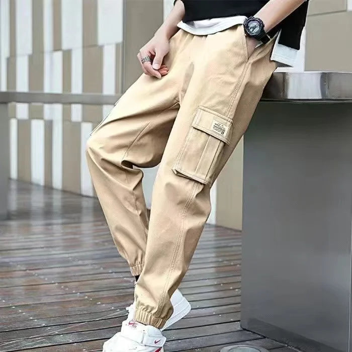 Men’s Multi-Pocket Cargo Joggers - Loose Fit Spring/Summer Tactical Pants
