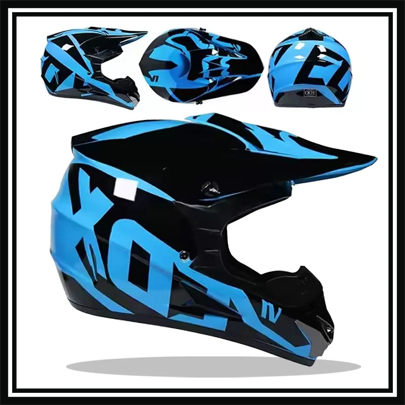 Youth Motocross Helmet – Lightweight & Safe for Off-Road, Karting, Downhill & Cross Biking