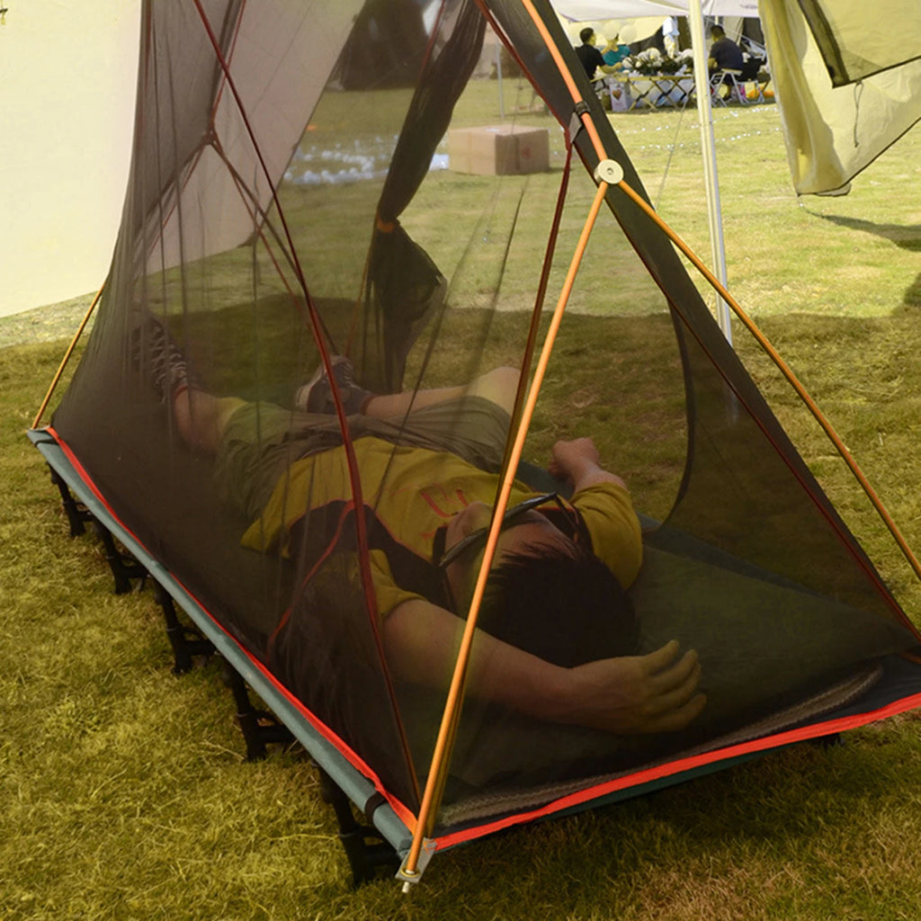 1 Person Camping Tent For Cot Lightweight Resistant Outdoor Backpacking Traveling Tent