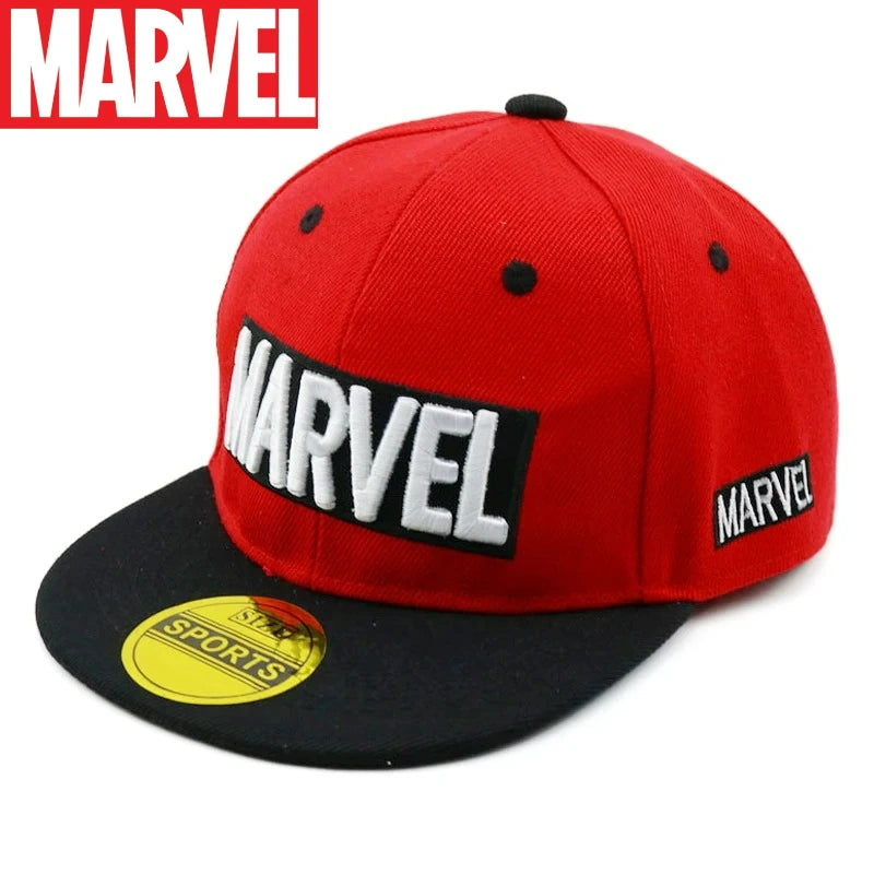 Marvel Anime Kids HipHop Cap – Cartoon Snapback Sun Hat for Boys & Girls