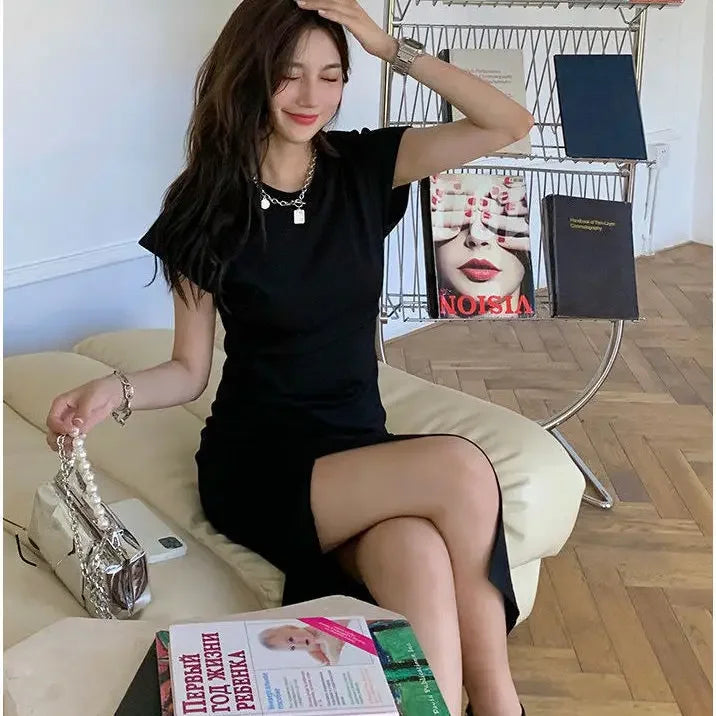 White Dresses for Women 2025 Woman Dress Clothes Midi X New in Chic and Elegant Pretty Cheap Casual Y2k Outfits Harajuku