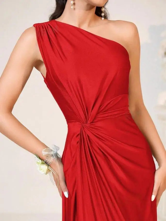 Women's Elegant Backless Evening Gown - European Style Banquet & Gala Dress