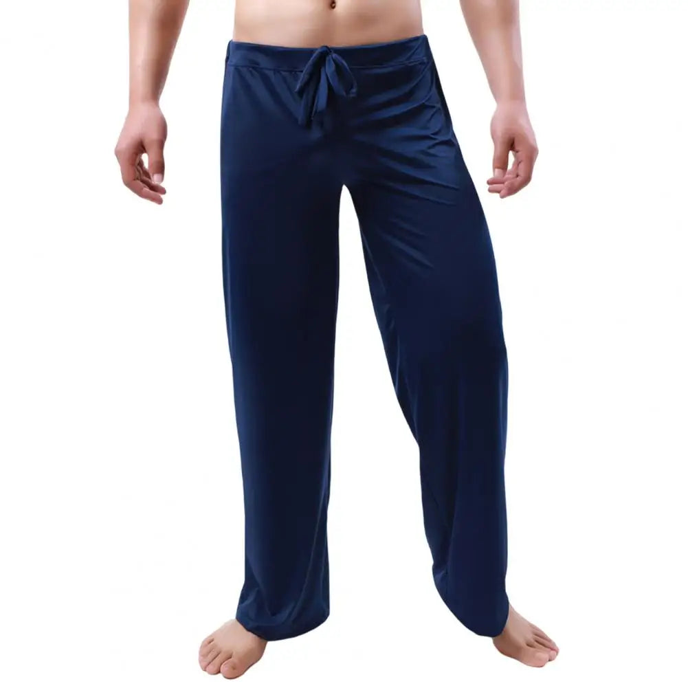 Men Sweatpants Trendy Soft Pajama Pants For Men Quick Dry Straight Full Length Men Gym Pants Men Clothing