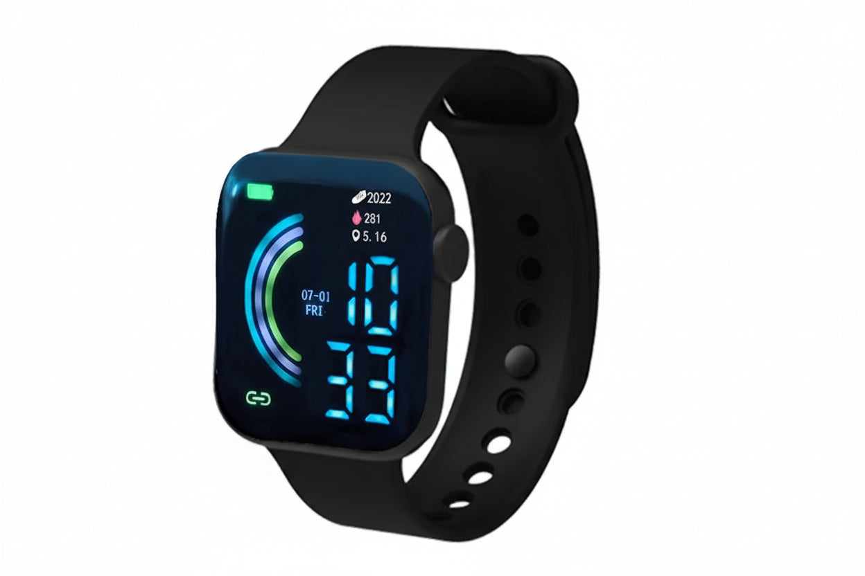 Waterproof Smart Watch for Men & Women – Fitness Tracker with Heart Rate & Sport Modes