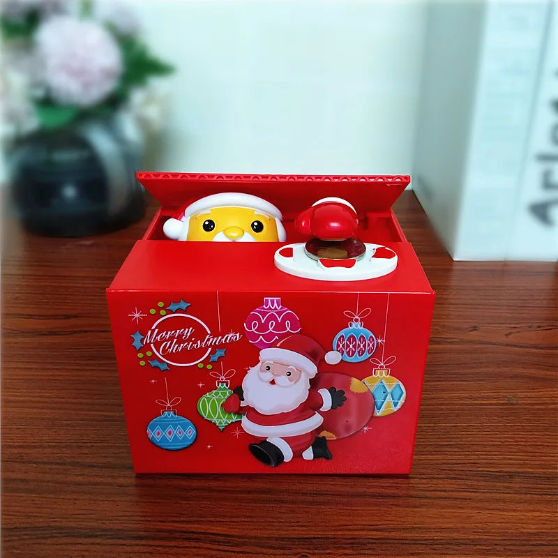 Panda Coin Box Kids Money Bank Automated Cat Thief Money Boxes Toy Gift for Children Coin Piggy Money Saving Box Christmas gift - trendingshoping.com