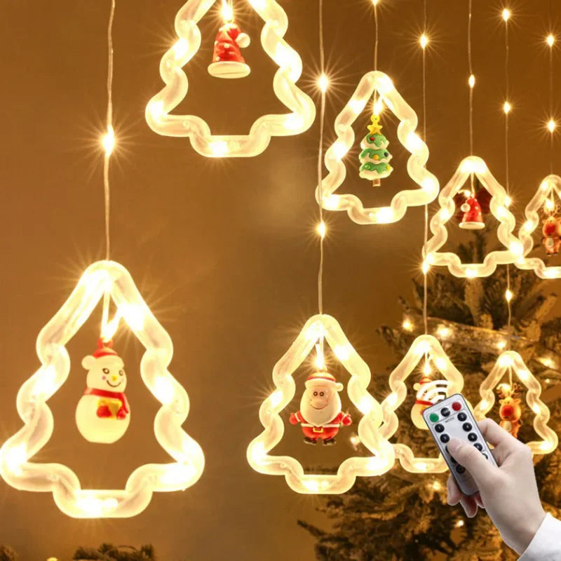 Christmas Wish Ball LED Fairy Curtain Light String Wedding Holiday Garland Lamp