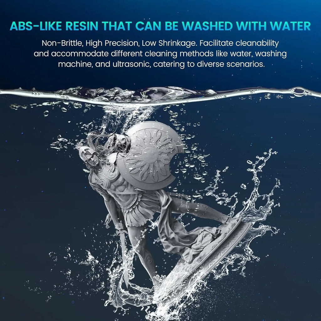 SUNLU ABS-Like 3D Printer Resin – 405nm Rapid UV-Curing, Water Washable, 1000g Bottle