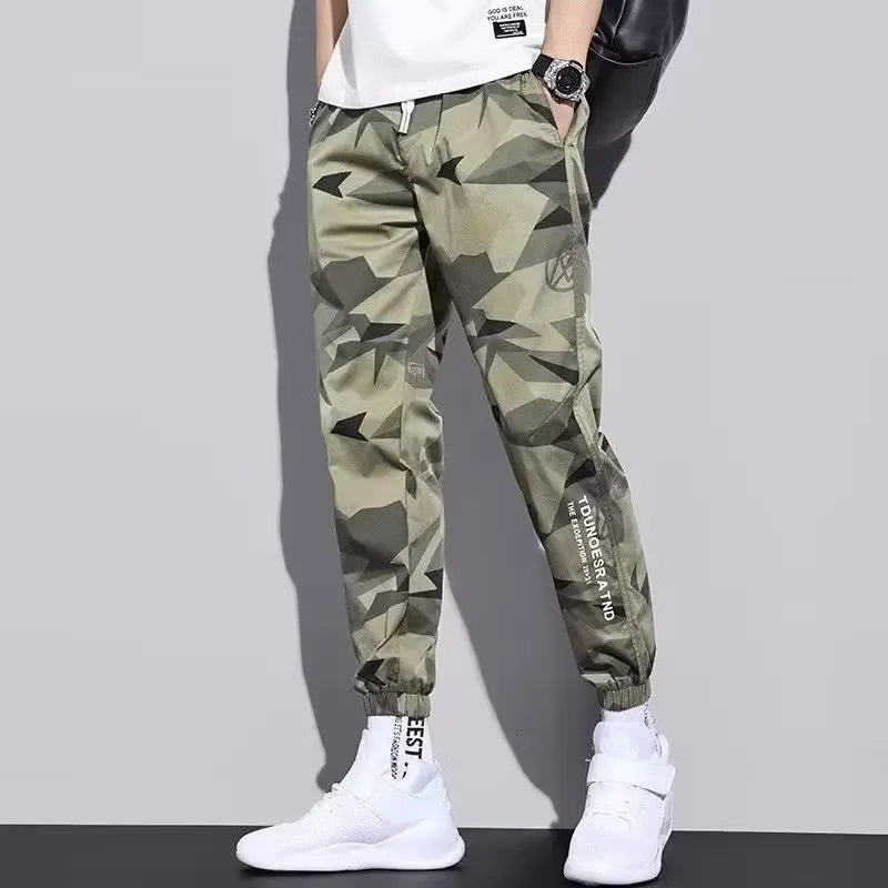 Men’s Multi-Pocket Cargo Joggers - Loose Fit Spring/Summer Tactical Pants