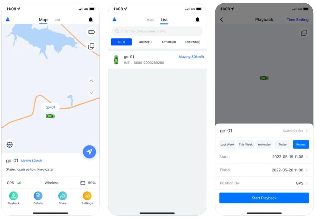 30 Days Long Last Car GPS Tracker Safe Fences No APN Setting Tracking Locator with First Use 20 Percent OFF Service Charge - trendingshoping.com