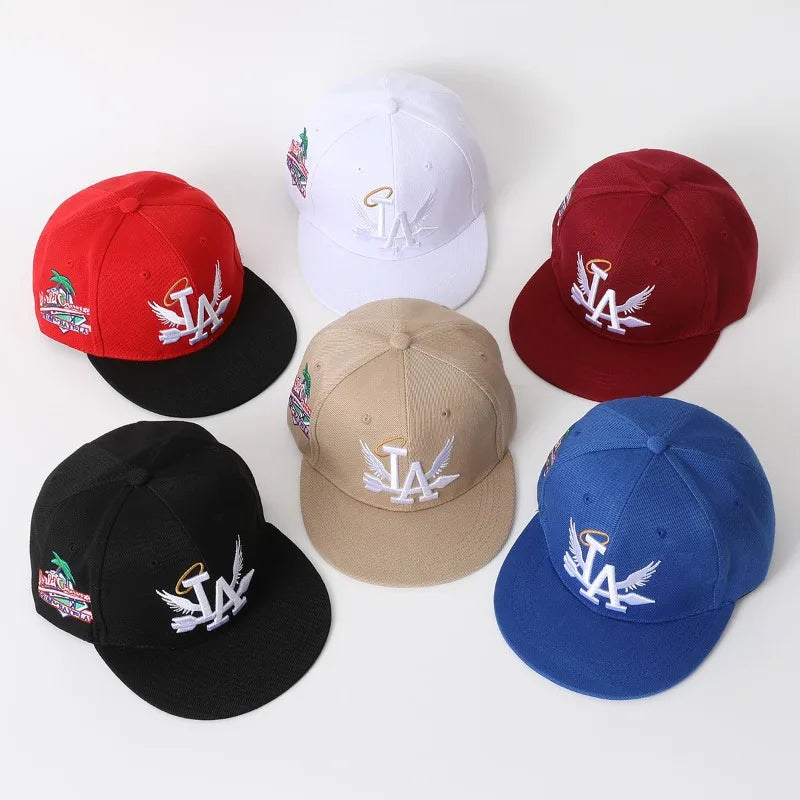 Hip Hop Flat Brim Baseball Cap – Summer Fashion Embroidered Letter Sunshade Hat