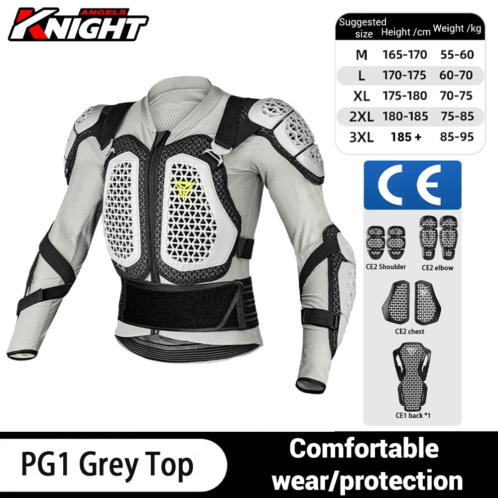 Motorcycle Jacket Men Women Armor Jacket Motorbike Body Protective Motocross Racing Jacket CE Certified Riding Protective Gear