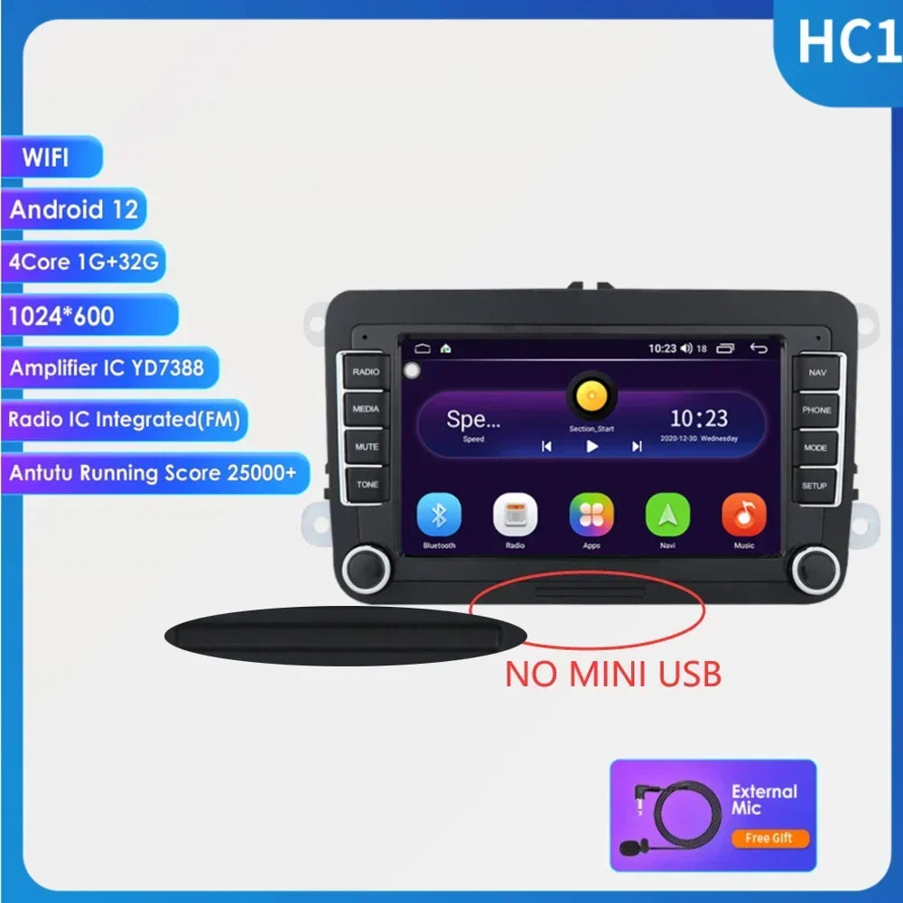 Android 13 Car Radio for VW POLO GOLF 5 6 Plus PASSAT B6 JETTA TIGUAN TOURAN SHARAN SCIROCCO CADDY Seat Carplay Audio Stereo GPS - trendingshoping.com