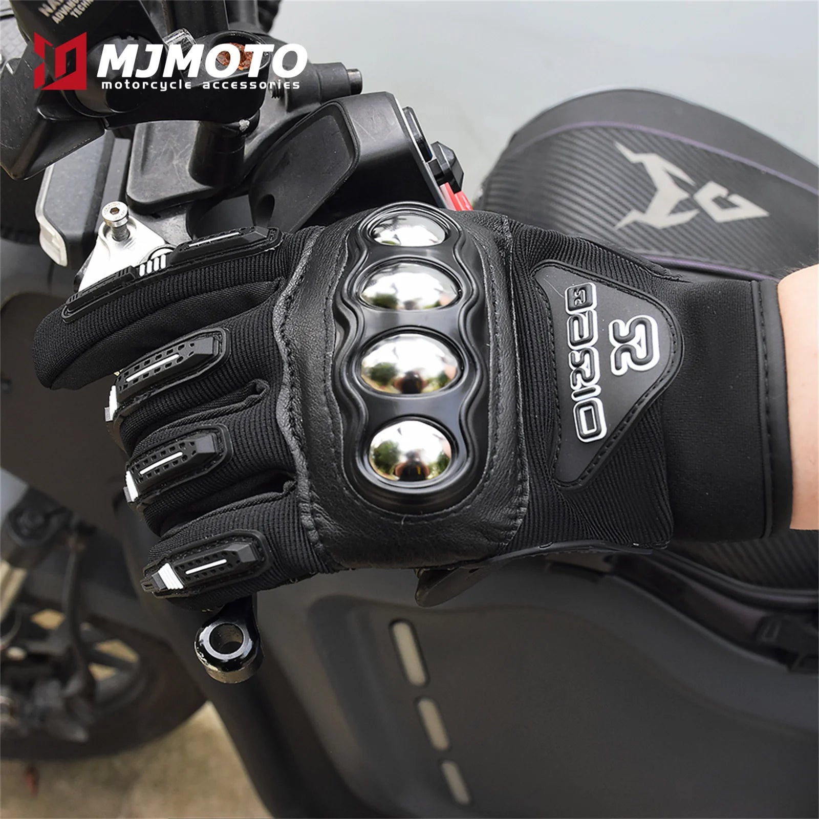 Motorcycle Gloves Breathable Racing Gloves Steel Protective Motorcyclists Riding Gloves Touch Screen Moto Biker Gloves Summer