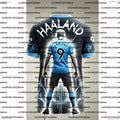 Football Jersey Number 9 Breathable Casual Sports T Shirt