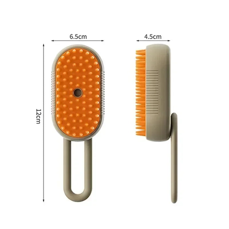 Electric Spray Pet Brush 3 In 1 Dog Cat Grooming Massage Brush For Removing Loose Hair