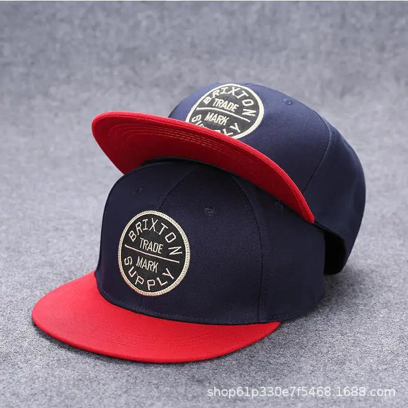 Unisex Trendy Hip Hop Baseball Cap - Flat Brim, Adjustable, Korean Style Sun Hat for Casual Wear
