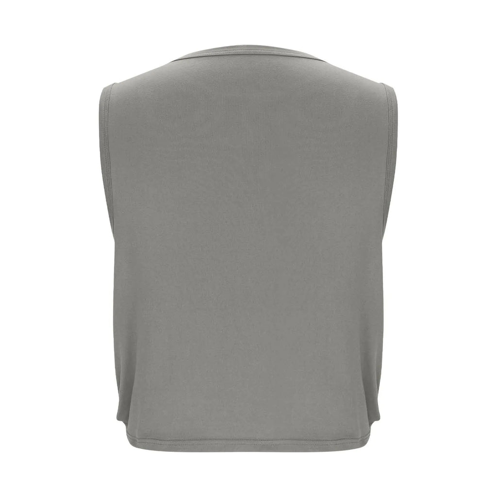 Women’s Sleeveless Yoga Top Breathable Workout Tank Crop Top Athletic Running Vest