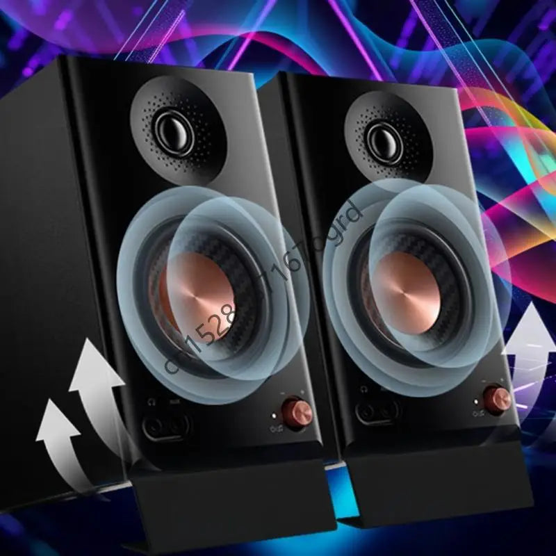 Speaker Stands Adjustable Tilted for Sound AntiSlip Base Amplifiers or Bookshelf Speakers 634A