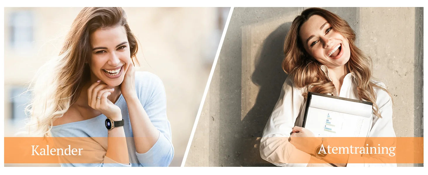 Smart Watch for Women – Always-On Display, IP67 Waterproof, Fitness Tracker with Sleep & Menstrual Cycle Monitoring – Black Gold