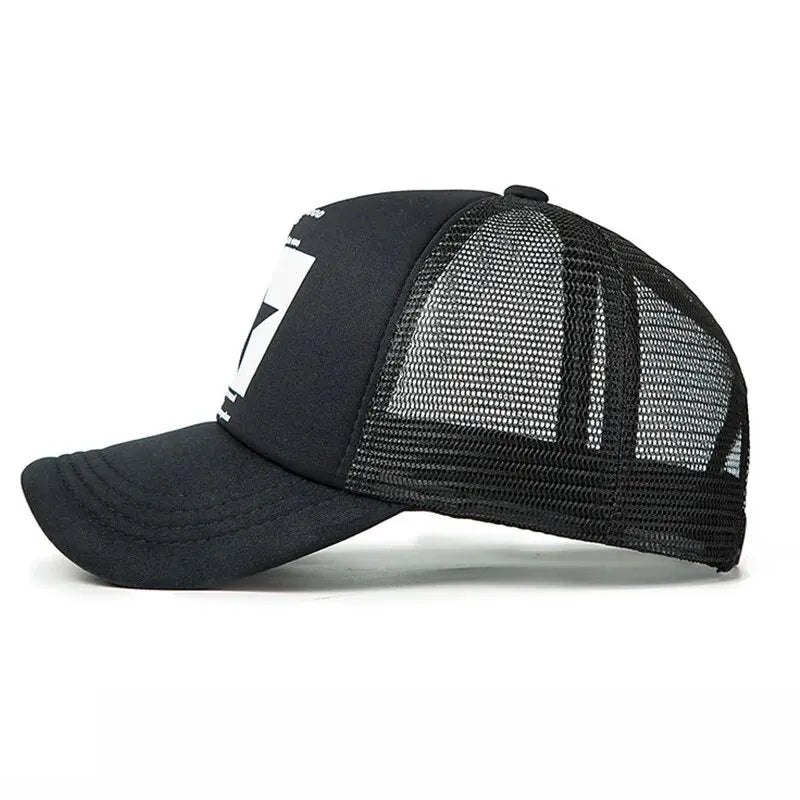 Hip Hop Snapback Cap - Fashion Baseball Mesh Hat for Outdoor Casual Wear, Spring & Summer