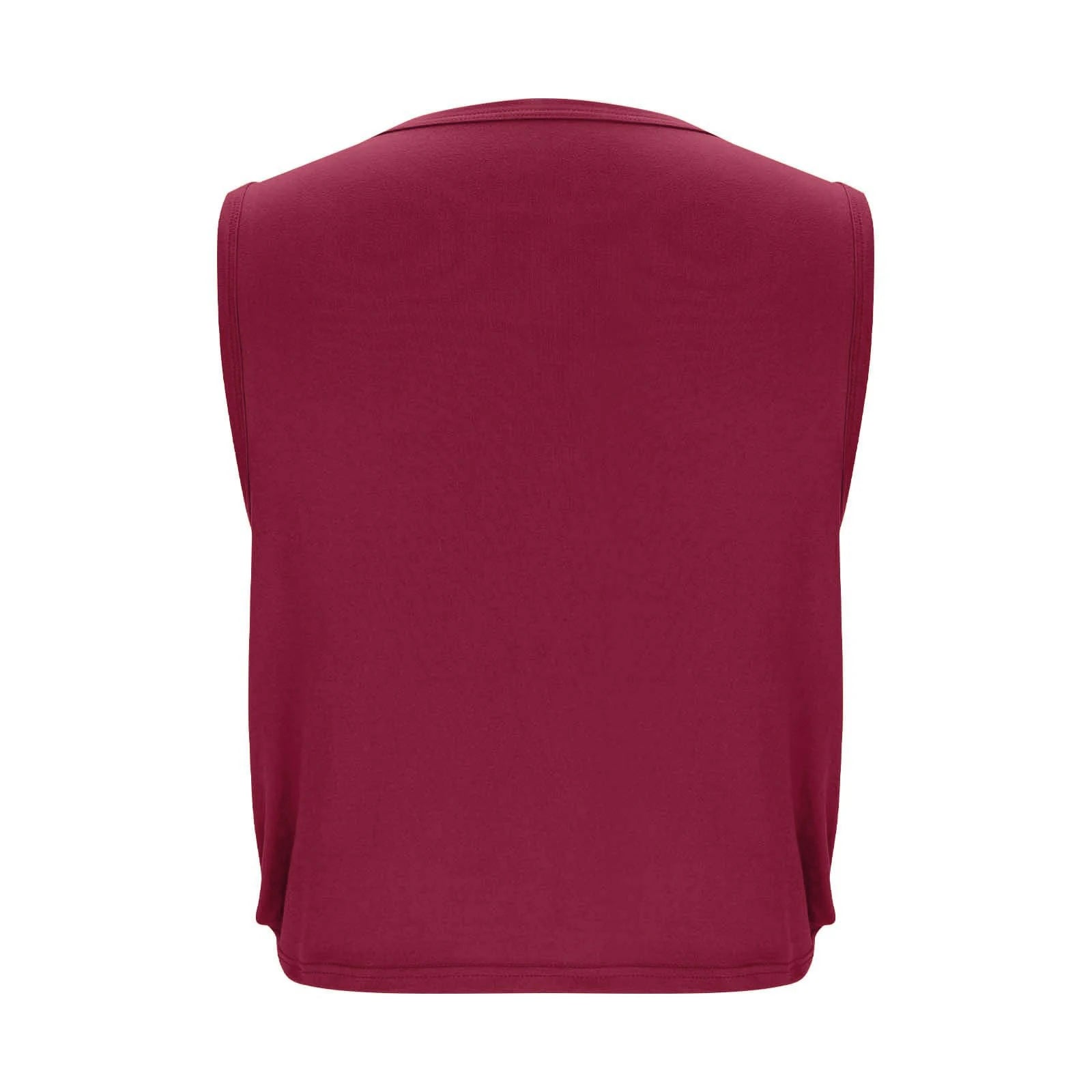 Women’s Sleeveless Yoga Top Breathable Workout Tank Crop Top Athletic Running Vest