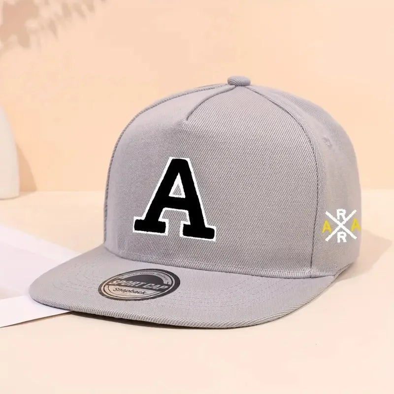 Hip Hop Letter Embroidered Baseball Cap – Adjustable Sun Hat for Men & Women