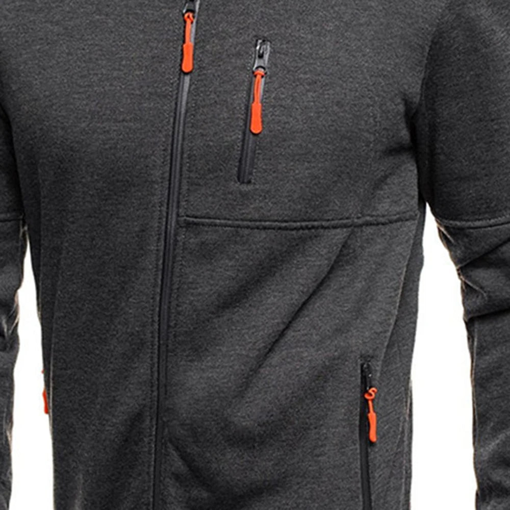 Not Afraid Of Failure Printing 2026 New Spring Autumn Men's Three-color Zipper Fashion Hooded Streetwear Casual  Jacket