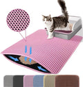 Double Layer Cat Litter Mat Non Slip Waterproof Wear Resistant Pet Mat