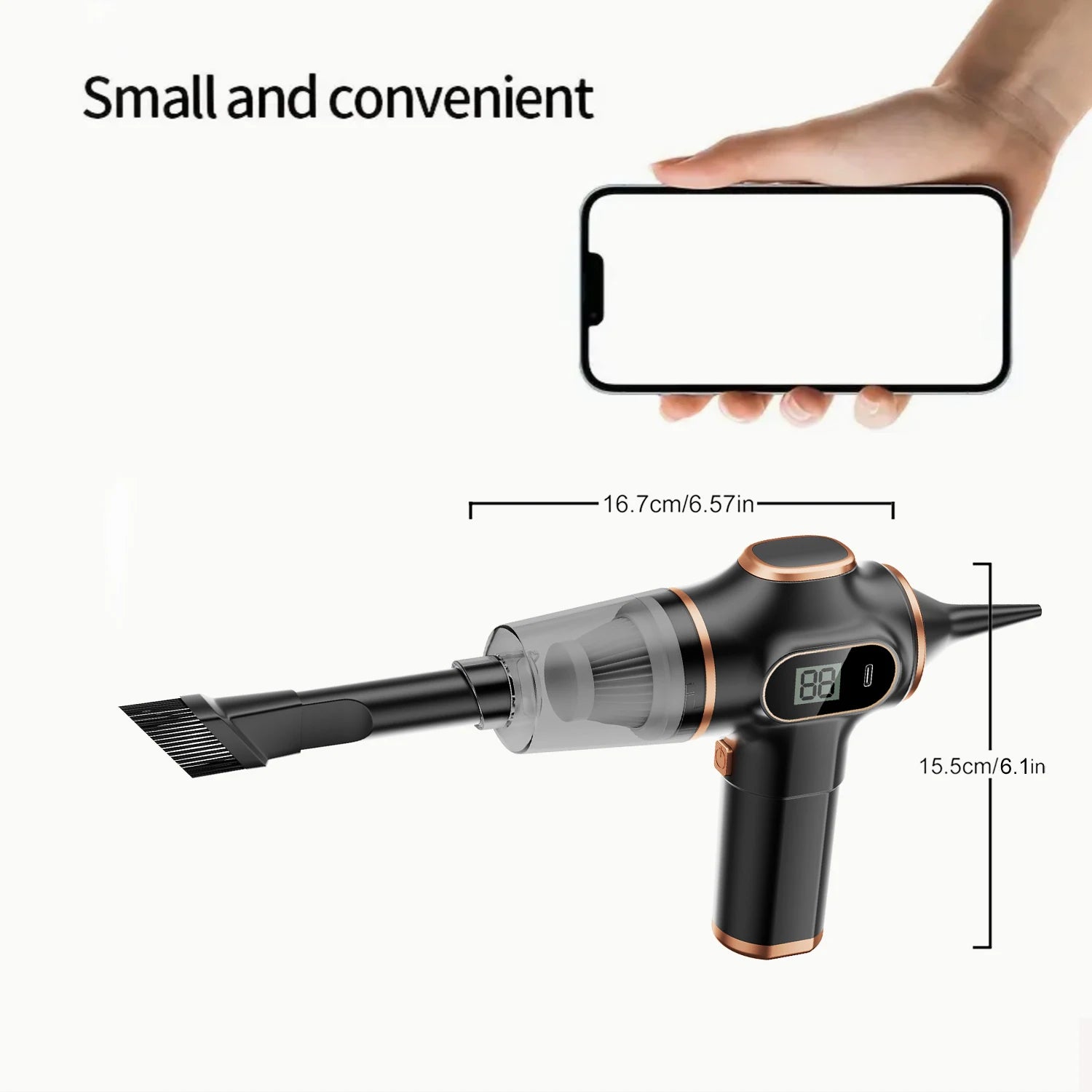 BELIBUY Portable Car Vacuum Cleaner Multifunctional Household Cleaning Machine High-Power Office Strong Carpet Cleaner Machine - trendingshoping.com