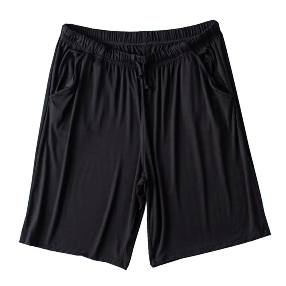 Men Silky Shorts Modal Summer Men Pajama Shorts Stay Cool Comfortable Men Shorts All-match Drawstring Shorts Men Accessories