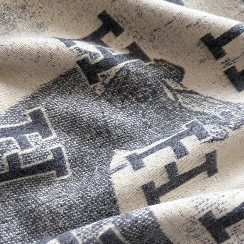 2025 New Women Fashion Brand Letter Scarf Luxury Autumn Winter Warm Shawls Print Scarve Pashmina Mujer Femme Foulard Bufanda