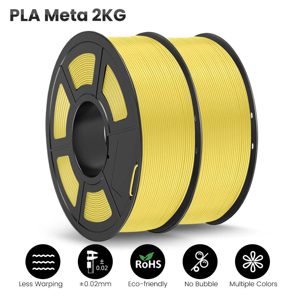 JAYO PETG/PLA/SILK/PLA Meta/PLA+/ABS 2Rolls 3D Printing Filament 1.75MM Children Creative Model Material For 3D Pen Filament - trendingshoping.com