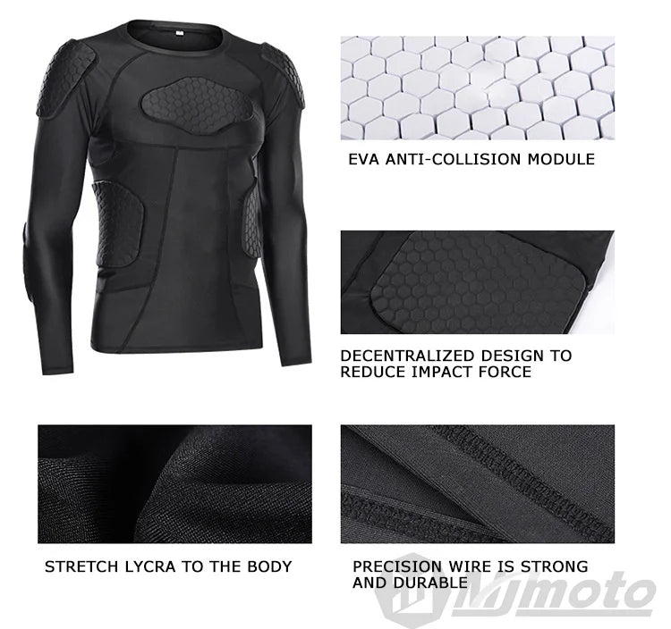 Motorcycle Jacket Armor for Men Moto Protection Motorbike Motocross Racing Base Layer Protective Gear