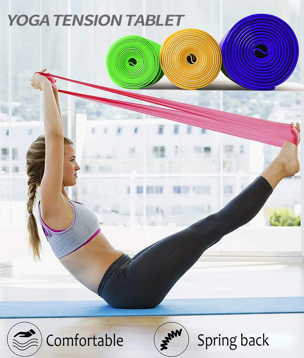 Resistance Bands for Pilates & Yoga  Natural Latex Exercise Bands