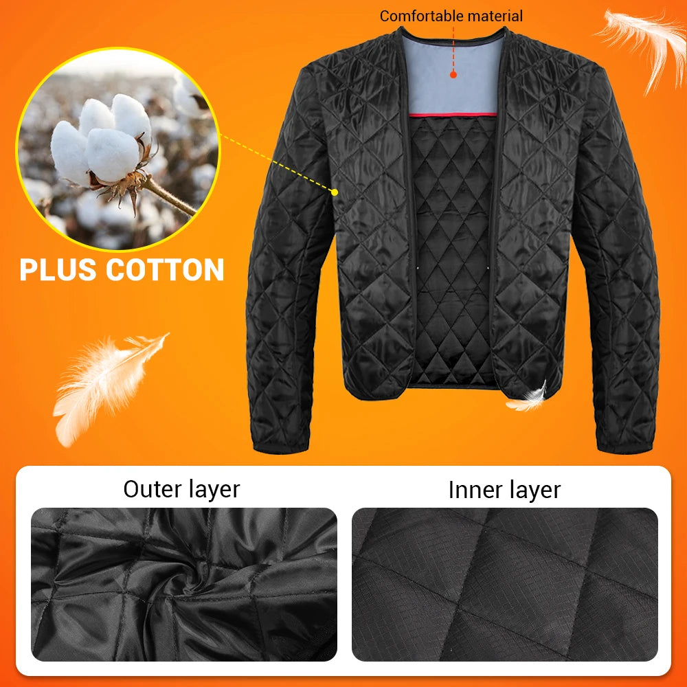 Motorcycle Jacket Waterproof Cold Proof Four Season Motocross Windproof Riding Protective Gear Black