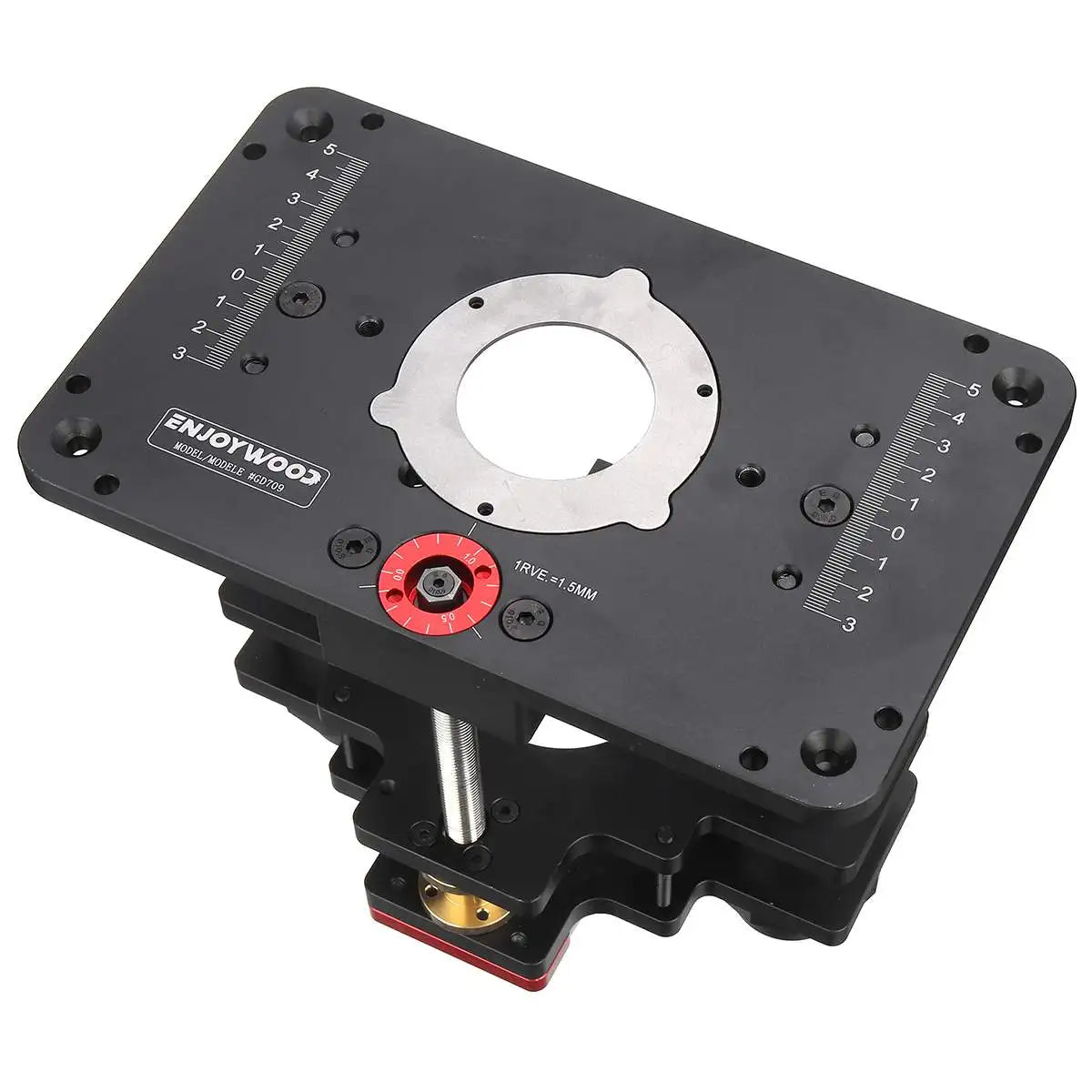 GD7 PRO Router Lift for 65mm 69mm Wood Router Table Set Up Lift with Plate Precision Woodworking Tool by ENJOYWOOD - trendingshoping.com