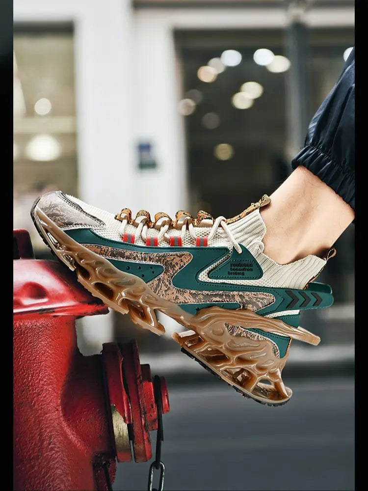 Elite Racer Series - Luxury Breathable Performance Sneakers - Men's Urban Fashion Trainer - SKU-CODE