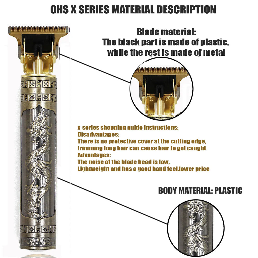 T9 Hair Clipper Repair Beard Shaving Body Hair Trimmer Clippers Electric Machine Men Haircut Machine 0mm Barber Shaver - trendingshoping.com