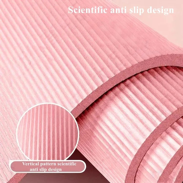 Thick Yoga Mat 15mm 20mm Anti Slip Fitness Exercise Mat for Yoga Pilates Gym 183×60cm