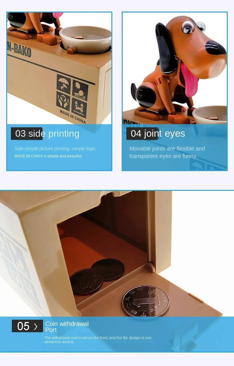 Panda Coin Box Kids Money Bank Automated Cat Thief Money Boxes Toy Gift for Children Coin Piggy Money Saving Box Christmas gift - trendingshoping.com