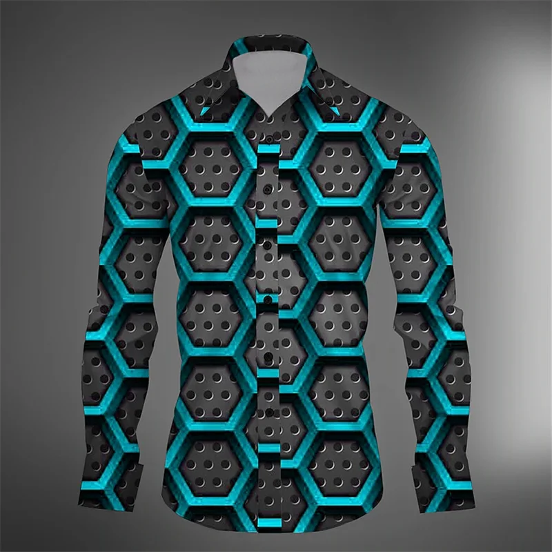 Men's suit shirt party fashion new design personalized black and white with lapels high quality soft and comfortable material