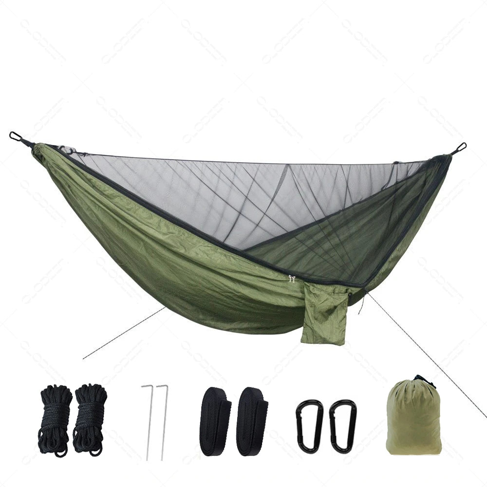 Naturehike Two Person Camping Hammock With Mosquito Net Ultralight Outdoor Hanging Swing For Adults