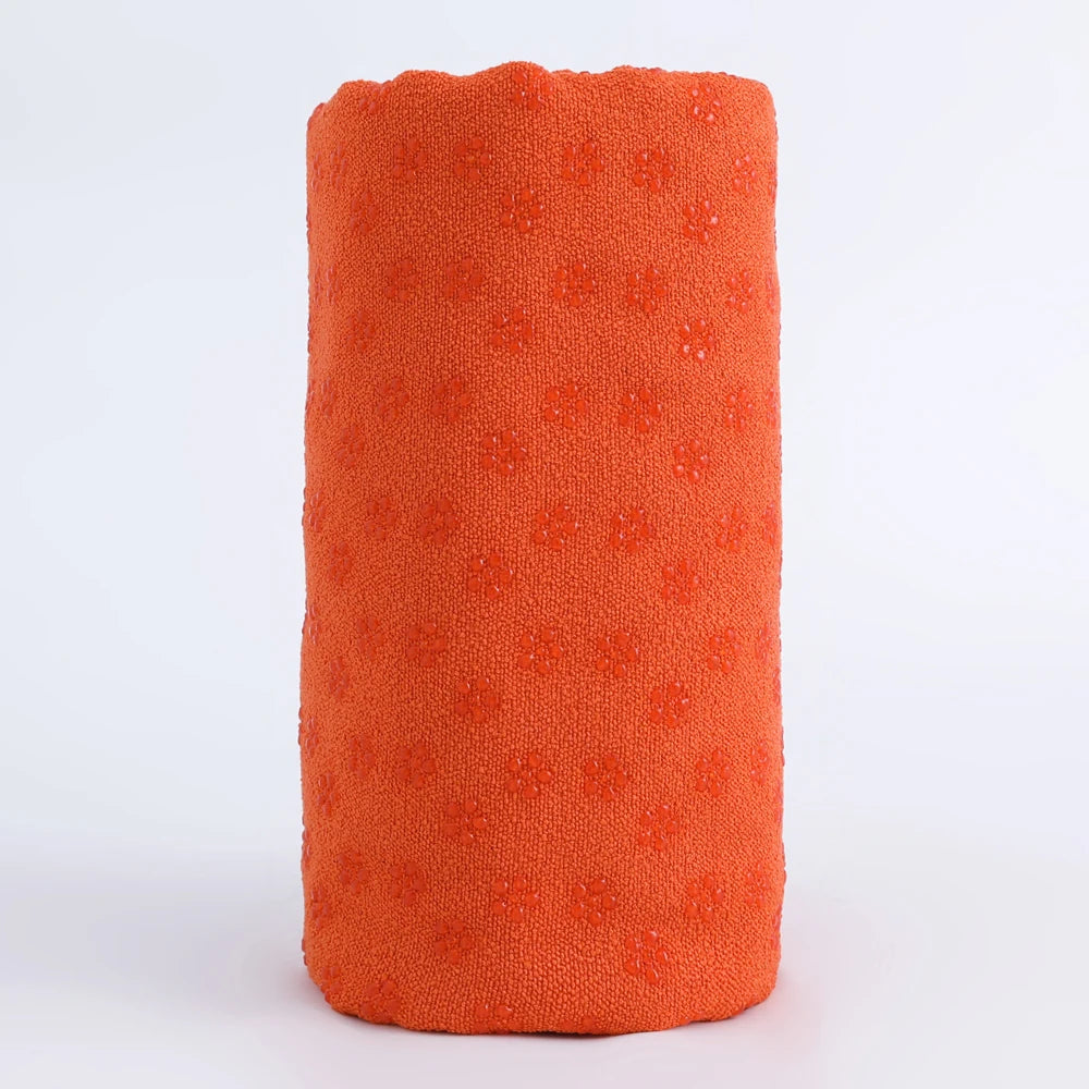 Yoga Mat Towel Non Slip Absorbent Hot Yoga Towel with Grip Points for Pilates Fitness