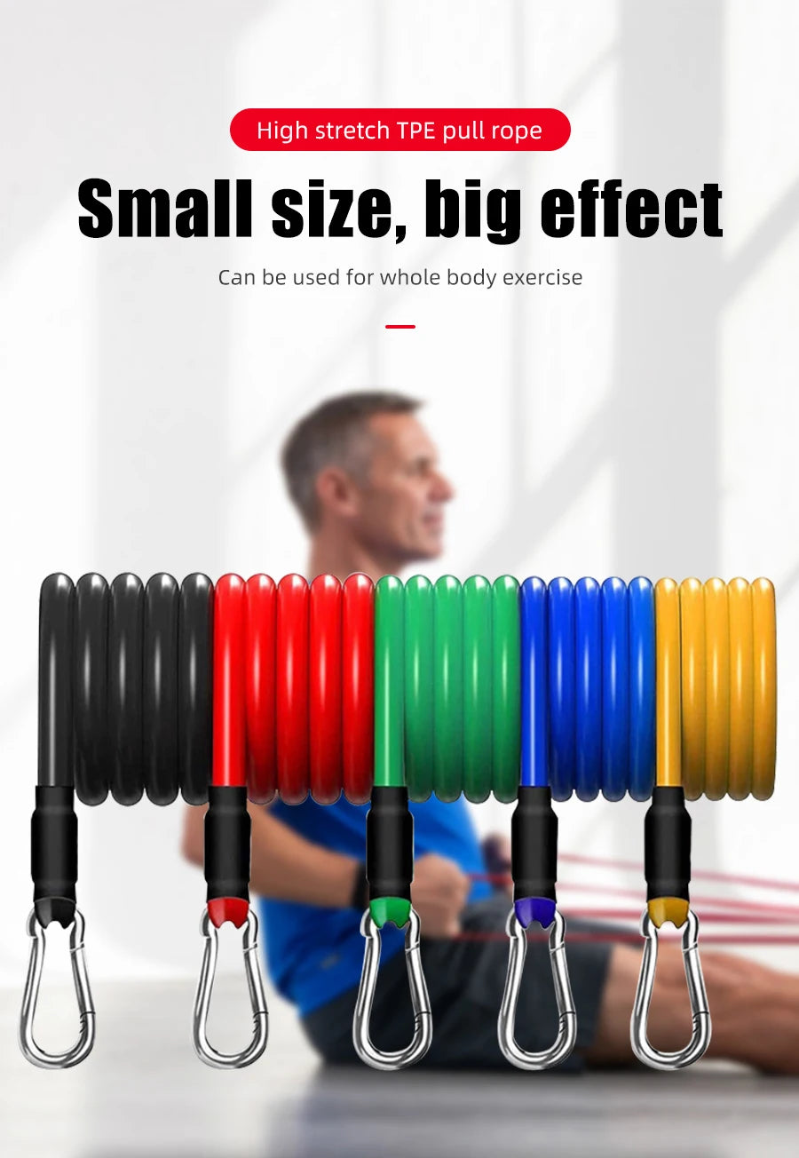 Exercise Resistance Bands Set for Strength Training at Home