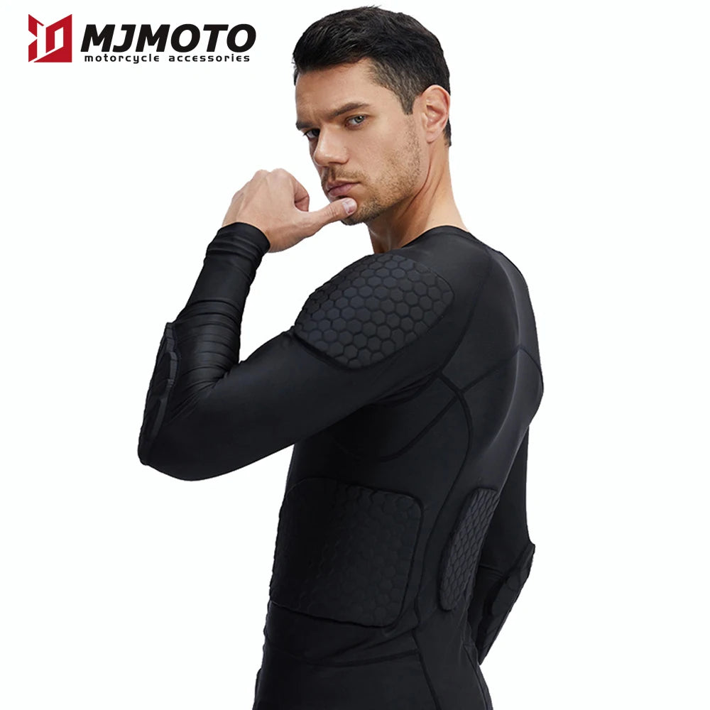 Motorcycle Jacket Armor for Men Moto Protection Motorbike Motocross Racing Base Layer Protective Gear