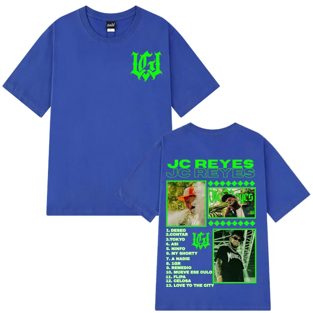 Rapper Jc Reyes Tour 2025 Graphic T Shirts Men Women Fashion T-shirts Cotton Casual Oversized Hip Hop Harajuku Streets T-shirts