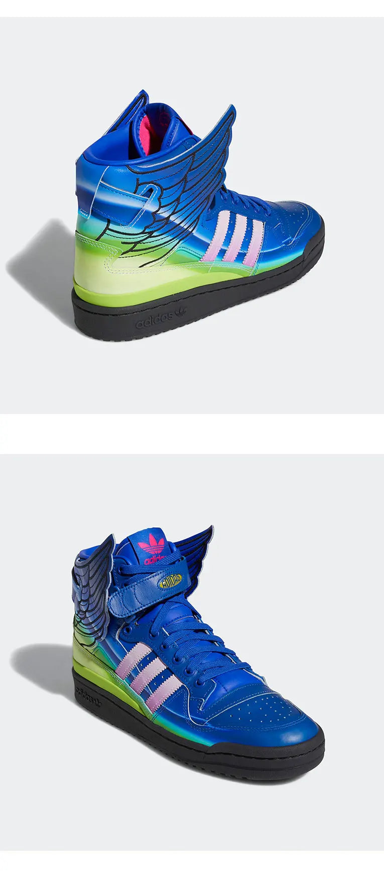 Jeremy Scott x Adidas Forum Hi Wings 4.0 - Motorsport Gradient Edition - GY4421 - Limited Release